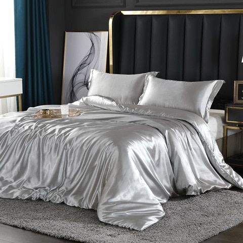Skorter | Elegant Satin Silk Bedding Set - Luxurious Comfort for Every Night
