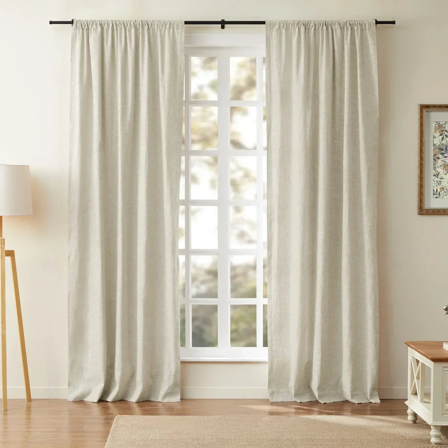 Skorter | Aira - Linen-Cotton Curtain with Soft Fabric