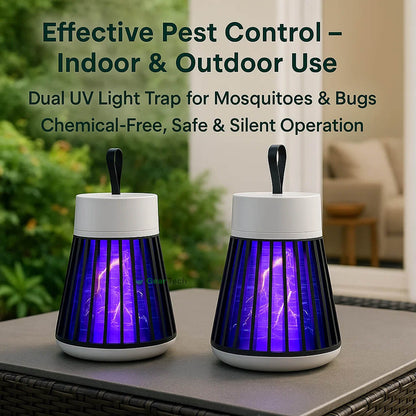 Skorter | Mosquito & Bug Killer Lamp - 2 Pack, UV Light Insect Trap for Indoor & Outdoor Use, Effective Pest Control Solution