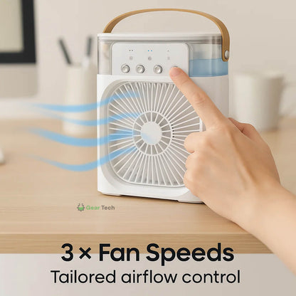 Skorter | 3-in-1 Air Cooler Humidifier | Portable, Adjustable Fan Speeds & Ideal for Bedrooms, Offices & Small Spaces