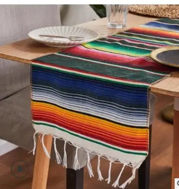 Skorter | Boho Vibrant Mexican Serape Blanket