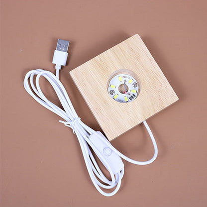 Skorter | 3D Crystal Cube Moon Nightlight