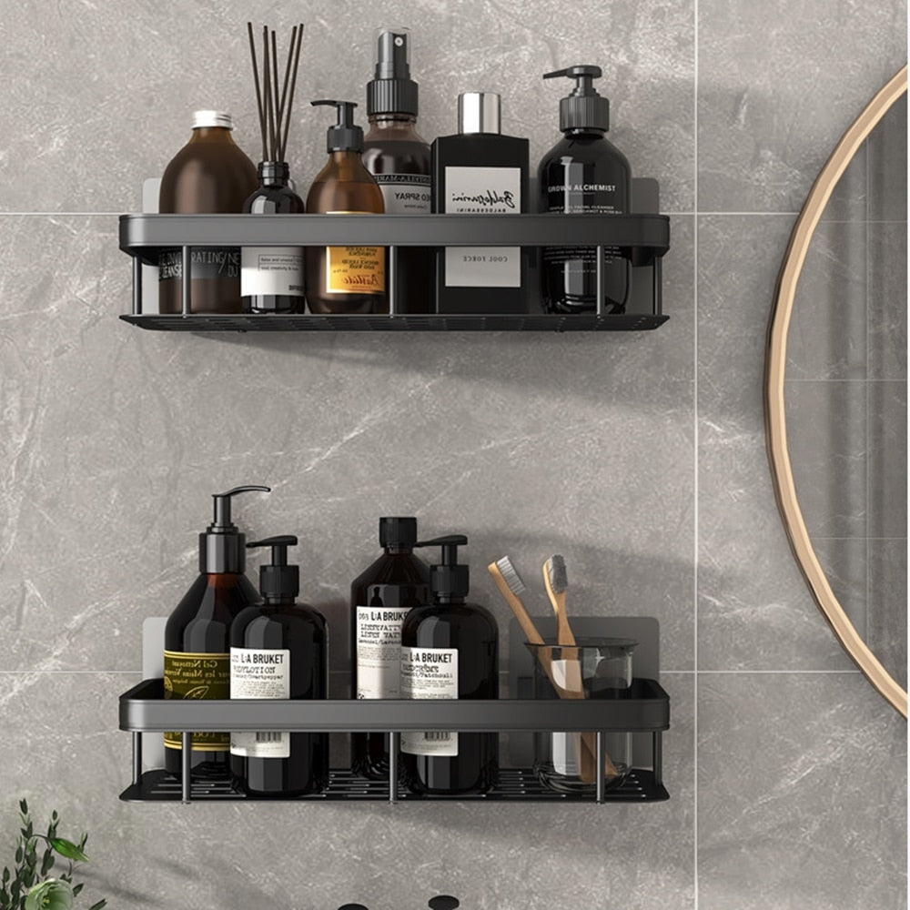 Skorter | Bathroom shelves corner shelf without drilling shower shelf holder