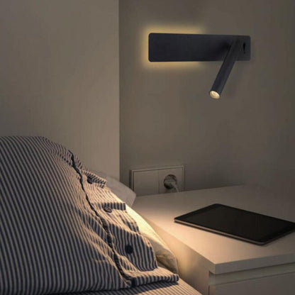 Skorter | Rotatable LED Wall Reading Light for Bedroom | Adjustable Brightness & Colour Modes