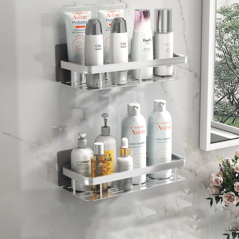 Skorter | Bathroom shelves corner shelf without drilling shower shelf holder