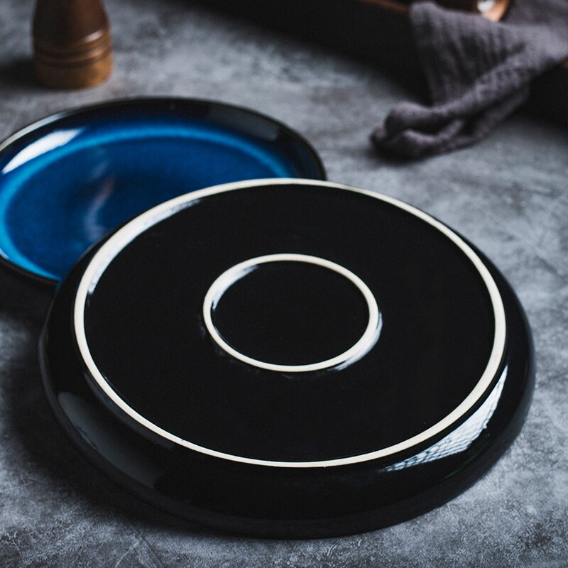 Skorter | Deep Blue "Oceano" Dinner Plates