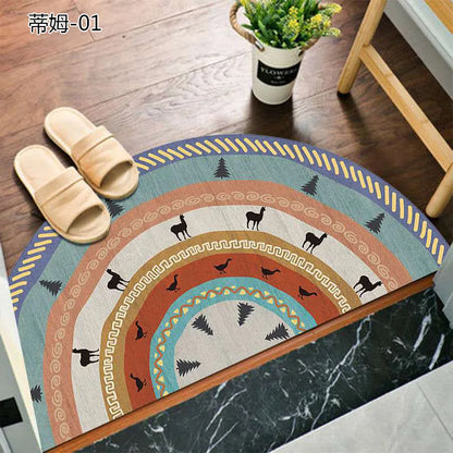 Skorter | Bohemian non-slip semicircular doormat