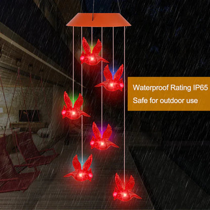 Skorter | Solar Cardinal Wind Chime Light