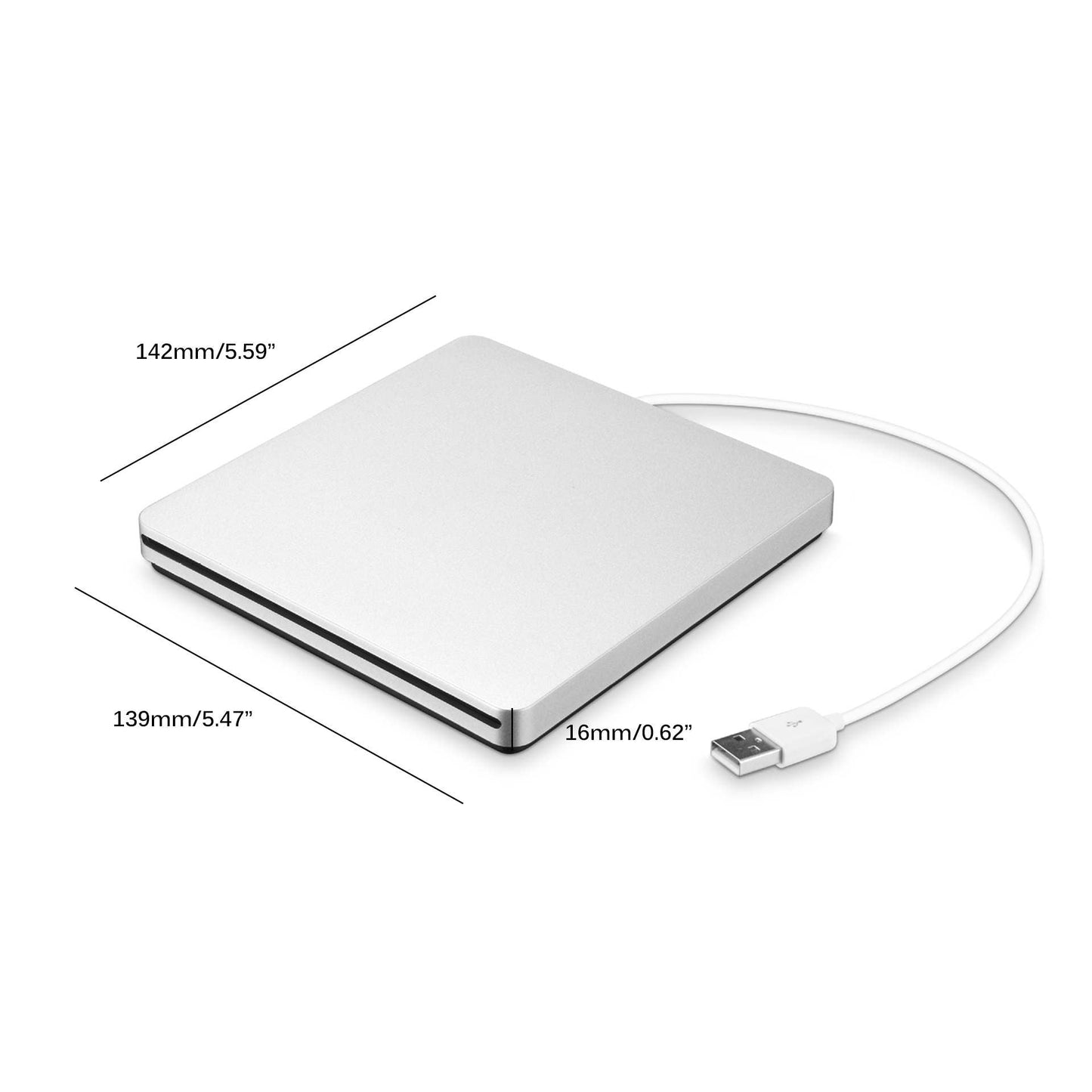 Skorter | External DVD Recorder for Optical Drives Portable for MacBook Air