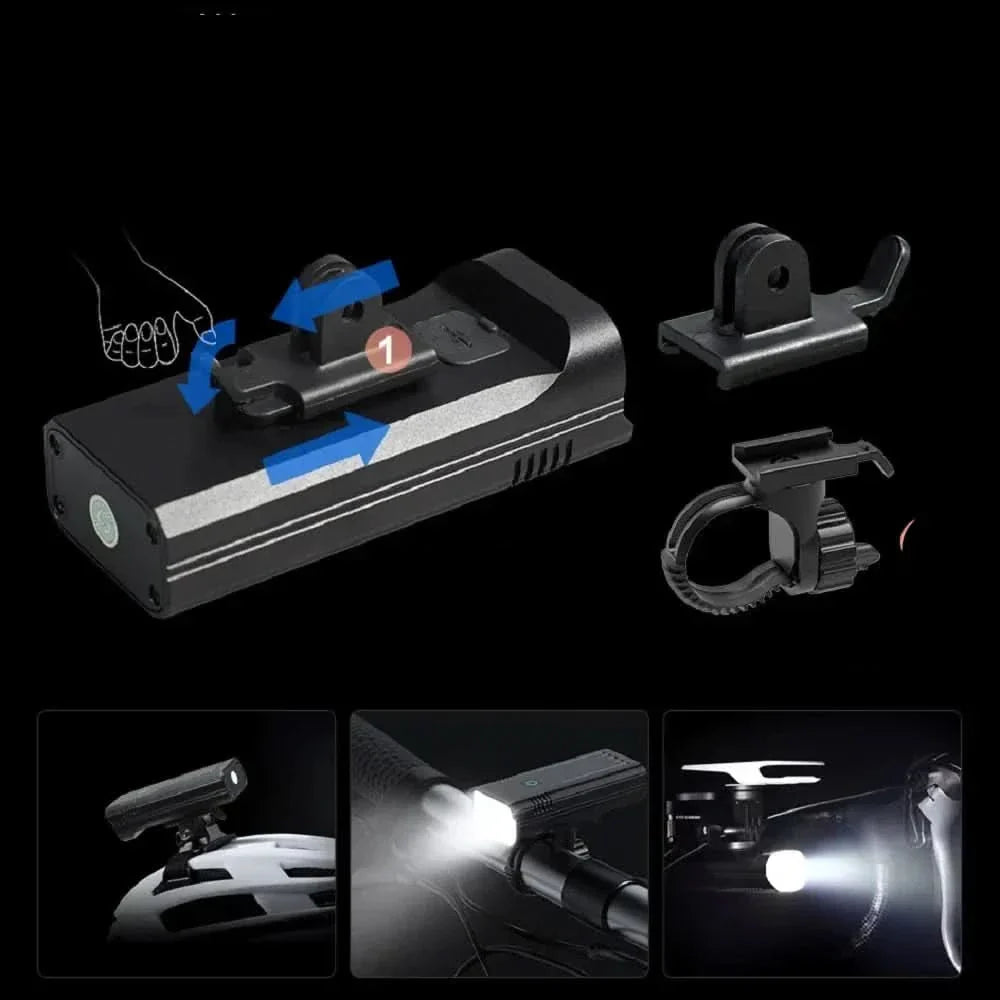 Skorter | 5000 Lumen USB Rechargeable Bike Light with Mounts
