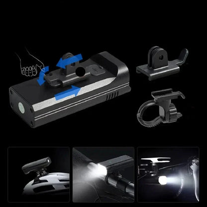 Skorter | LuminoRide Power Beam – Ultra-bright bicycle lamp with 5000 lumens & 10000-mAh battery