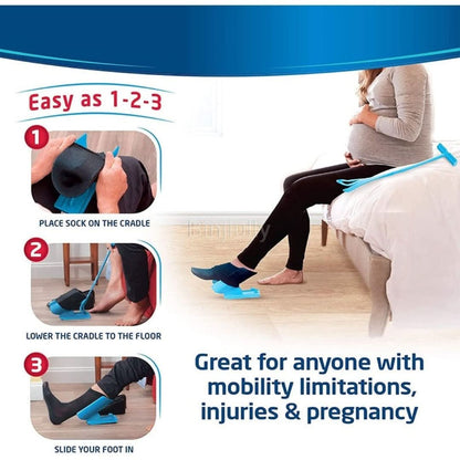 Skorter | Easysock - Simplified Routine For Elderly And People With Back/Knee Issues