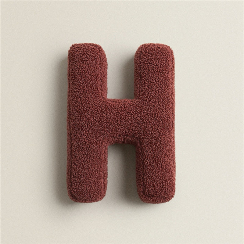 Skorter | Alphabet Letter Fleece Pillow