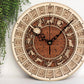 Skørter | 12 Constellations Wooden Wall Clock