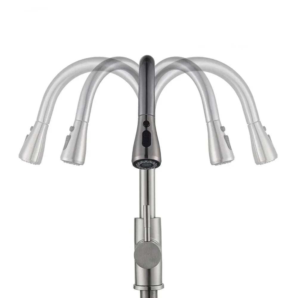 Skorter | AquaFlex – Flexible Kitchen Faucet with Pull-out Spray Head