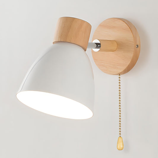 Skorter | Modern Scandinavian pendant lamp in wood with switch