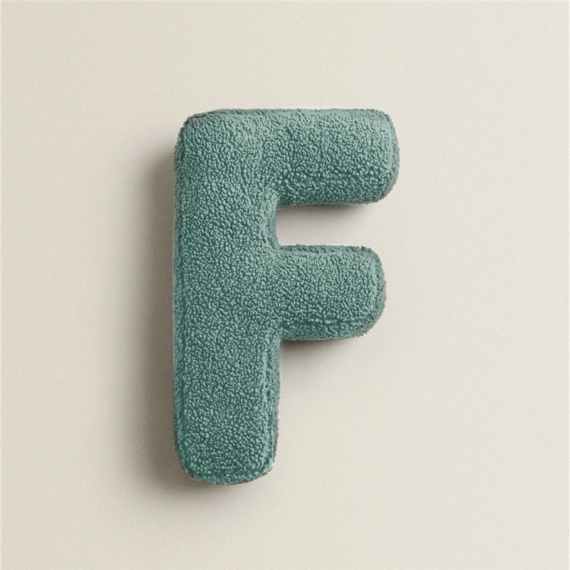 Skorter | Alphabet Letter Fleece Pillow
