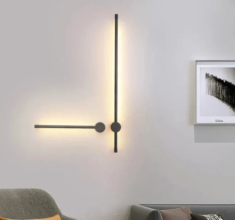 Skorter | NordicRod – Minimalist Wall Lamp with Plug for Chic Interiors