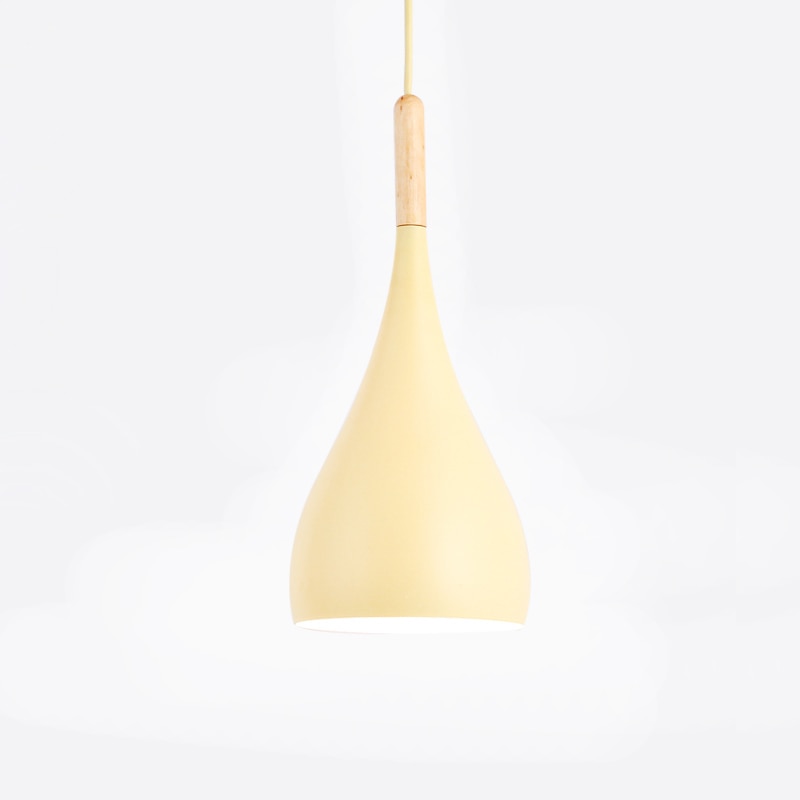 Skorter | Talon - Modern Drop-Shaped Wooden Pendant Light Scandinavian Ceiling Light