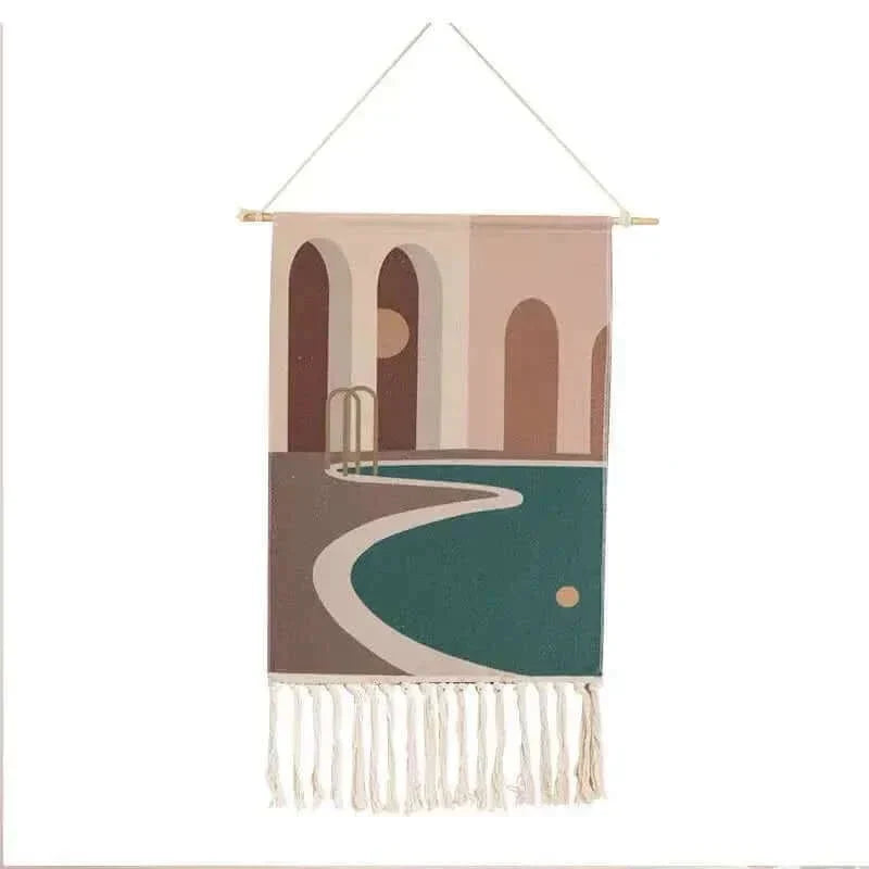 Skorter | Macrame Hanging Cotton Rug