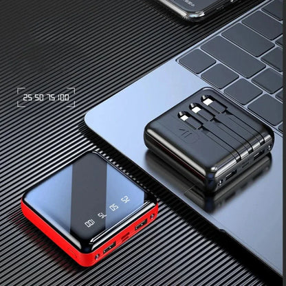 Skorter | Mini Power Bank | 4-Cable 20000 Mah
