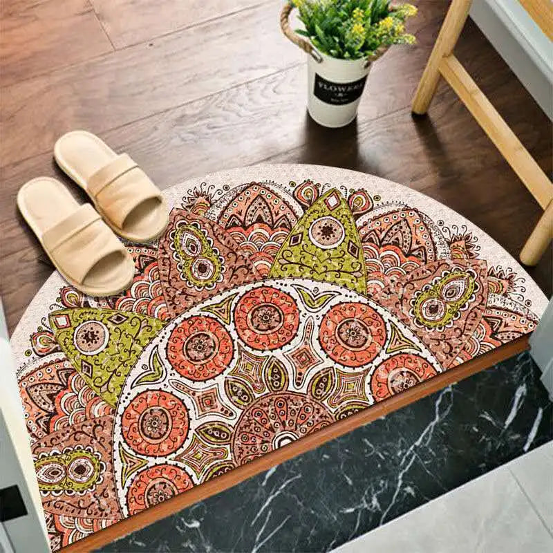 Skorter | Bohemian non-slip semicircular doormat