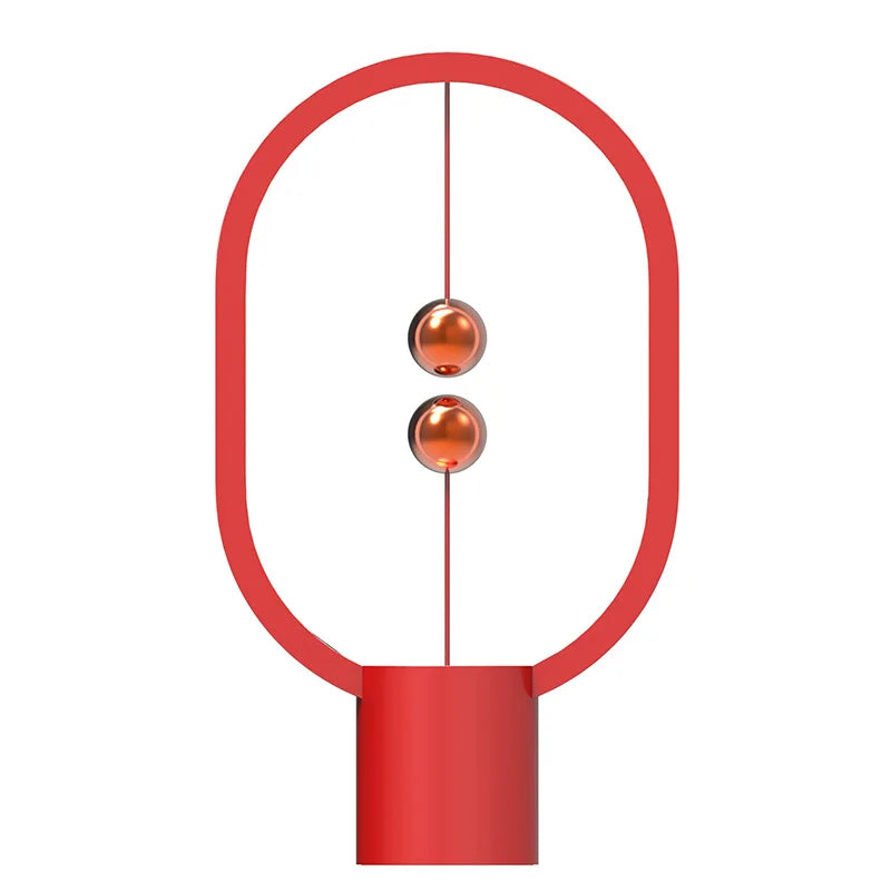 Skorter | USB-powered mini balance lamp with LED – Unique magnetic touch dimming design, warm white light, modern home decor