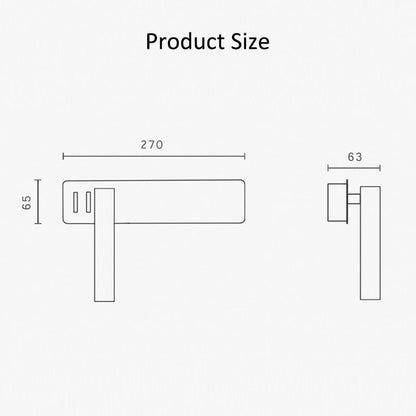 Skorter | Rotatable LED Wall Reading Light for Bedroom | Adjustable Brightness & Colour Modes