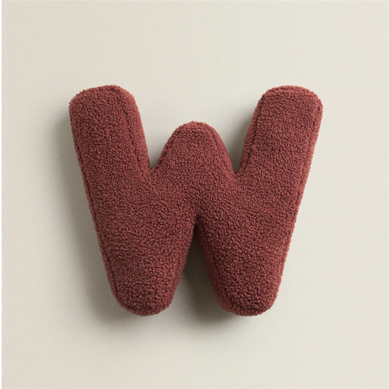 Skorter | Alphabet Letter Fleece Pillow