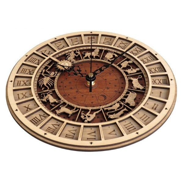 Skorter | 12 Constellations Wood Wall Clock