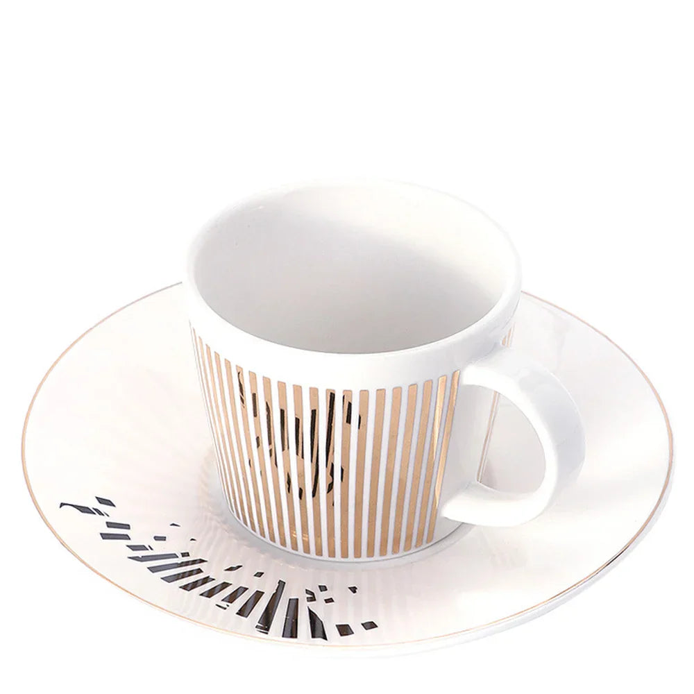 Skorter | Creative dynamic SLR cup Leopard anamorphic zebra cup Luycho coffee tea cup set with coaster 90ml-225ml