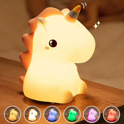 Skorter | Unicorn LED Night Light - USB Rechargeable Silicone Lamp