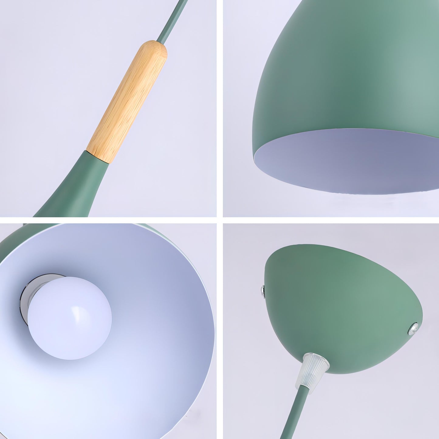 Skorter | Talon - Modern Drop-Shaped Wooden Pendant Light Scandinavian Ceiling Light