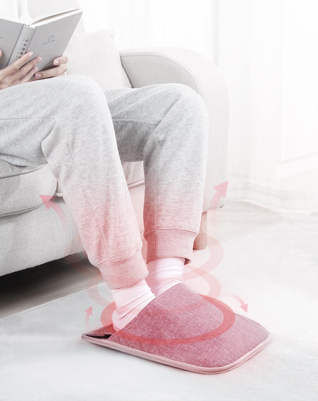 Skorter | Portable Heating Massage Foot Warmer Three Gear Thermo-regulation