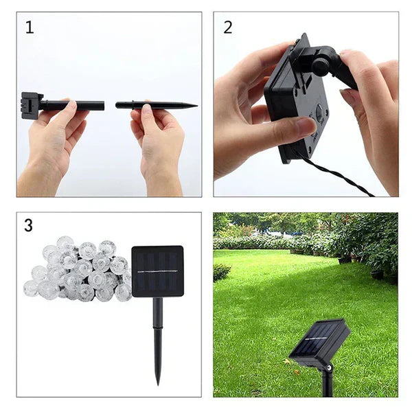 Skorter | RadiantGlimmer - Waterproof Solar Energy LED Light Chain