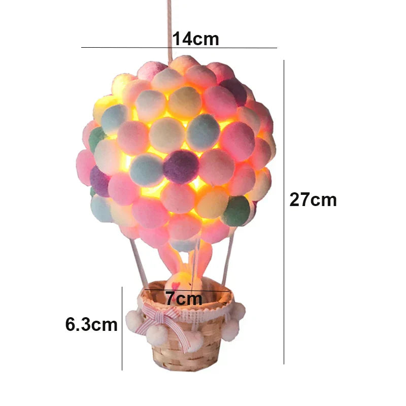 Skorter | DIY Hot Air Balloon-shaped Flying Animals Night Lamp