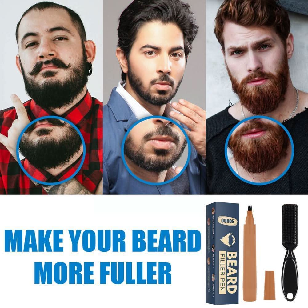 Skorter | Beard Filler Set - Tighter and Fuller Beard For All Men!
