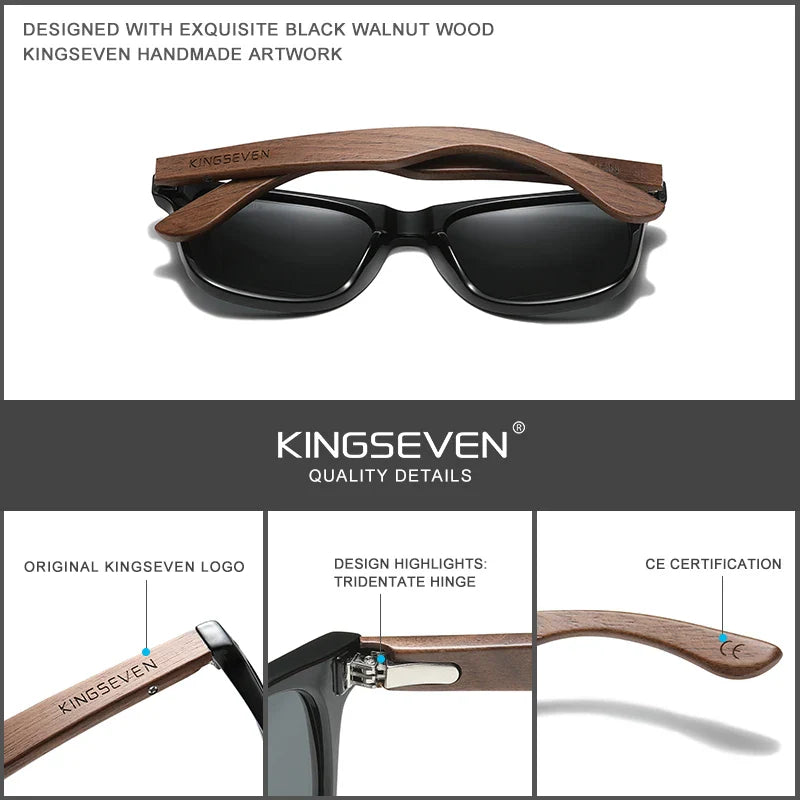 Skorter | Handcrafted Wooden Polarized Sunglasses UV400 Unisex Eyewear