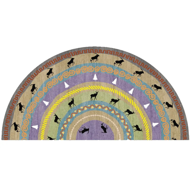 Skorter | Bohemian non-slip semicircular doormat