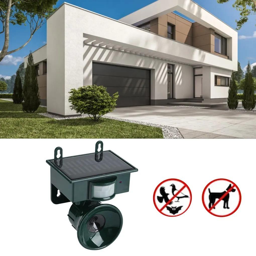 Skorter | TerraGuard – Weatherproof Solar Bird Repeller with PIR Motion Sensor & Natural Sound Deterrent