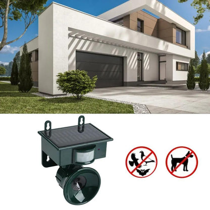 Skorter | TerraGuard – Weatherproof Solar Bird Repeller with PIR Motion Sensor & Natural Sound Deterrent