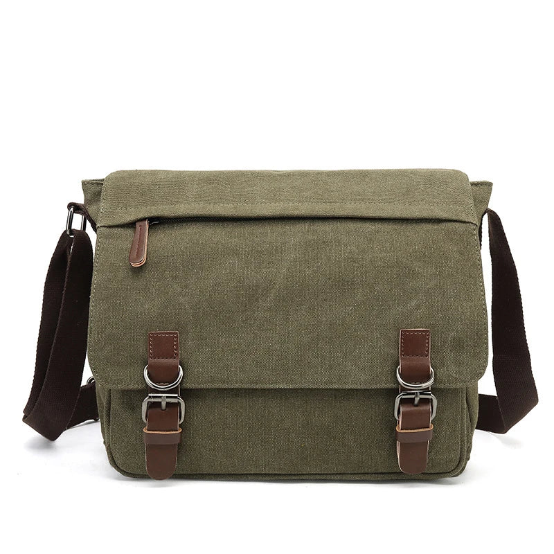 Skorter | Carlos – Rugged Men’s Shoulder Bag for Everyday Use | Durable Canvas Crossbody Bag