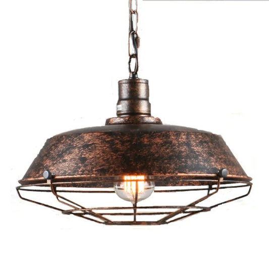 Skorter | Vintage Loft Pendant Light: Industrial Retro Iron Ceiling Light Chandelier for Living Room, Restaurant, Bar, Kitchen