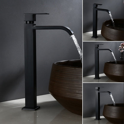 Skorter | Black Cold Water Single Faucet for Sink Installation