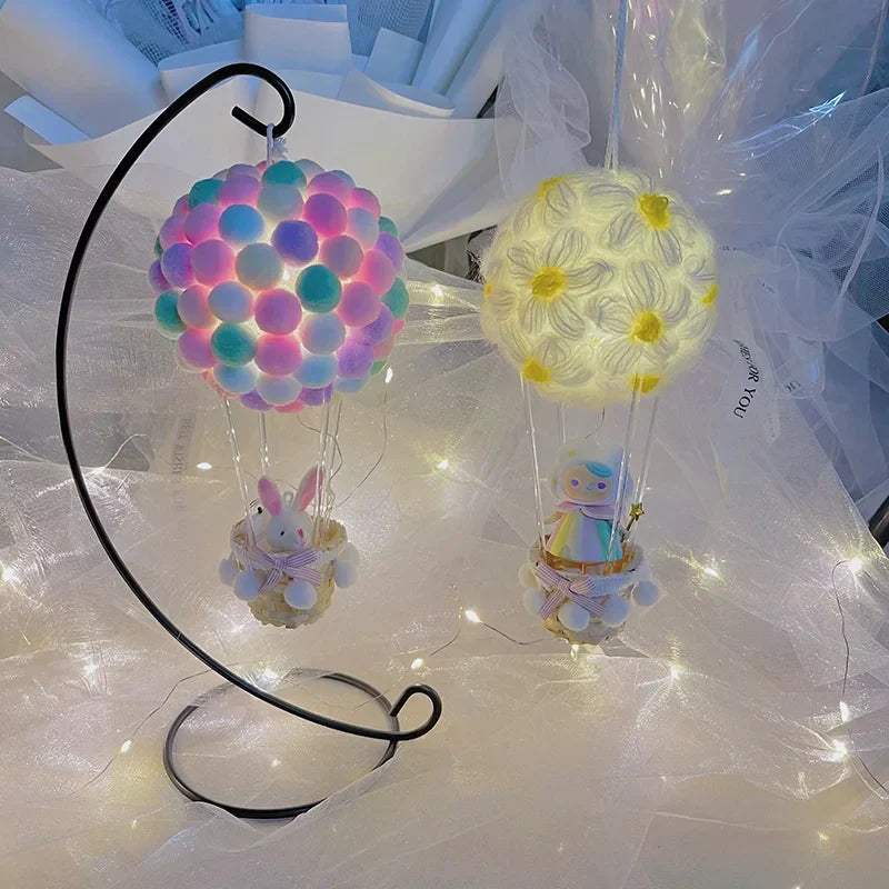 Skorter | DIY Hot Air Balloon-shaped Flying Animals Night Lamp