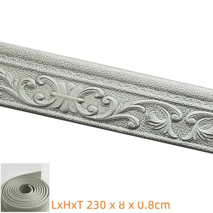 Skorter | 3d List - Self-adhesive 3d Wall Edge Stripe X 230 Cm