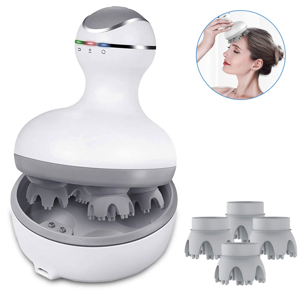 Skorter | Scalp massager for head Timing Control Four silicone claws electric