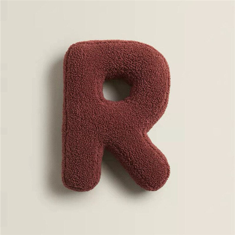 Skorter | Alphabet Letter Fleece Pillow
