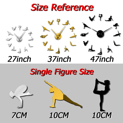 Skorter | Pilates Poser DIY väggklocka