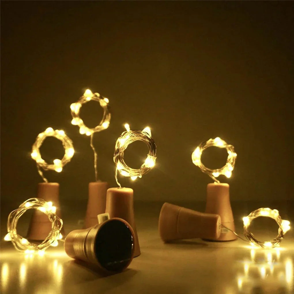 Skorter | Solar-Powered Bottle Cork String Lights